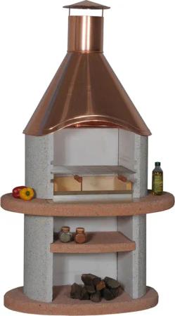 WELLFIRE Grillkamin "Duna Colora", BxTxH: 110x73x192 cm