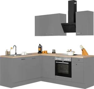 OPTIFIT Winkelküche "Parma", ohne E-Geräte, Stellbreite 215x175 cm
