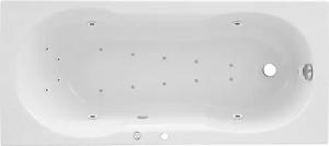 OTTOFOND Whirlpool-Badewanne "Julia", (Komplett-Set, 1 tlg.), Typ 3, chrom