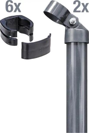 Alberts Eckpfosten "Fix-Clip Pro", für Maschendrahthöhe 153 cm, zum Einbetonieren