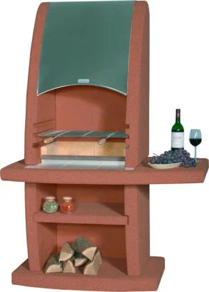 WELLFIRE Grillkamin "Inca", BxTxH: 110x73x163 cm