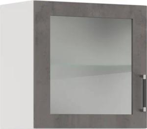 IMPULS KÜCHEN Glashängeschrank ""Prag", Breite/Höhe: 50 oder 60/57,9 cm", vormontiert, mit Glasdrehtür, mit verstellbarem Glasfachboden