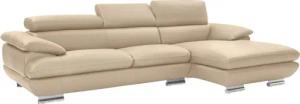 CALIA ITALIA Ecksofa "Magic, ein italienisches Sofa zum Träumen, erstklassiger Sitzkomfort", mit verstellbaren Kopfteilen, in 2 Lederqualitäten