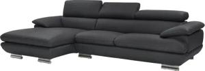 CALIA ITALIA Ecksofa "Magic, ein italienisches Sofa zum Träumen, erstklassiger Sitzkomfort", mit verstellbaren Kopfteilen, in 2 Lederqualitäten