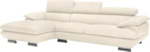 CALIA ITALIA Ecksofa "Magic, ein italienisches Sofa zum Träumen, erstklassiger Sitzkomfort", mit verstellbaren Kopfteilen, in 2 Lederqualitäten