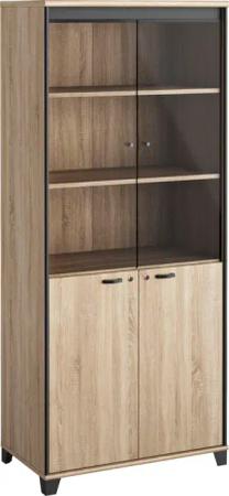 Gami Aktenschrank "MAMBO", 2 Holztüren, 2 Glastüren