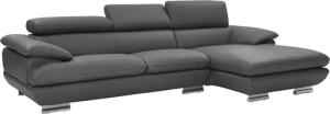 CALIA ITALIA Ecksofa "Magic, ein italienisches Sofa zum Träumen, erstklassiger Sitzkomfort", mit verstellbaren Kopfteilen, in 2 Lederqualitäten