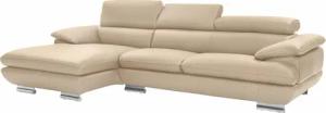CALIA ITALIA Ecksofa "Magic, ein italienisches Sofa zum Träumen, erstklassiger Sitzkomfort", mit verstellbaren Kopfteilen, in 2 Lederqualitäten