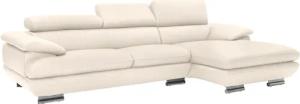 CALIA ITALIA Ecksofa "Magic, ein italienisches Sofa zum Träumen, erstklassiger Sitzkomfort", mit verstellbaren Kopfteilen, in 2 Lederqualitäten