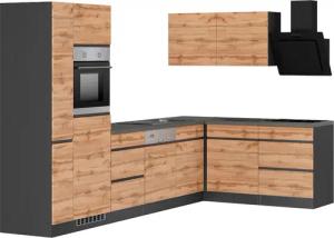 KOCHSTATION Winkelküche "KS-Riesa", Stellbreite 330/180 cm, wahlweise mit Induktionskochfeld