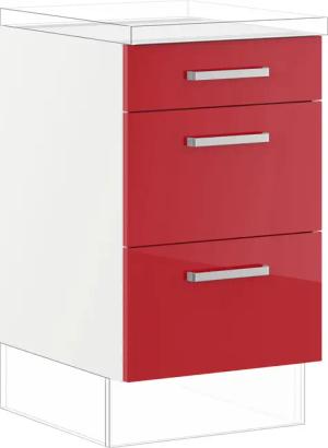 IMPULS KÜCHEN Auszugsunterschrank ""Turin", Breite/Höhe: 50/72,3 cm, mit Soft-Close", vormontiert, mit Schubkasten, mit Auszügen