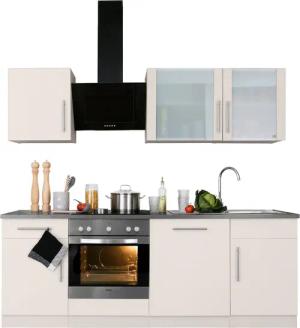 wiho Küchen Küchenzeile "Cali", mit E-Geräten, Breite 220 cm