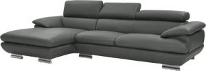 CALIA ITALIA Ecksofa "Magic, ein italienisches Sofa zum Träumen, erstklassiger Sitzkomfort", mit verstellbaren Kopfteilen, in 2 Lederqualitäten