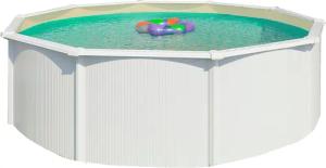 KWAD Rundpool "Green line Evolution", (Komplett-Set, 10 tlg.), 5,5x1,32 weiß Folie in blau, sand oder grau erhältlich