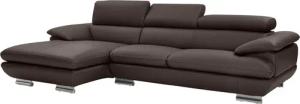 CALIA ITALIA Ecksofa "Magic, ein italienisches Sofa zum Träumen, erstklassiger Sitzkomfort", mit verstellbaren Kopfteilen, in 2 Lederqualitäten
