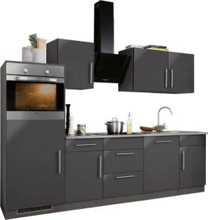 wiho Küchen Küchenzeile "Cali", mit E-Geräten, Breite 280 cm