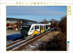 CALVENDO Puzzle CALVENDO Puzzle Trilex VT04 mit KD Werbung in Wilthen am 08.01.2016 1000 Teile Lege-Größe 64 x 48 cm Foto-Puzzle Bild von Robert Heinzke, 1000 Puzzleteile