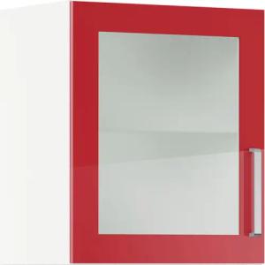 IMPULS KÜCHEN Glashängeschrank ""Turin", Breite/Höhe: 50 oder 60/57,9 cm", vormontiert, mit Glasdrehtür, mit verstellbarem Glasfachboden
