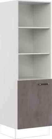 IMPULS KÜCHEN Seitenschrank ""Prag", Breite/Höhe: 60/190,7 cm", vormontiert, mit Drehtür, mit verstellbaren Fachböden