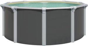 KWAD Rundpool "Green line Evolution", (Komplett-Set, 10 tlg.), 4,6x1,32 Design Folie in blau, sand oder grau erhältlich