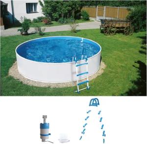 my POOL BWT Rundpool, (Set, 4 tlg.), inkl. Skimmy und Stahlrohrleiter