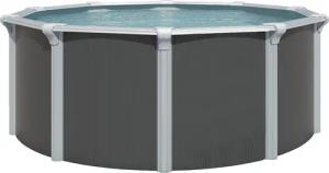 KWAD Rundpool "Green line Evolution", (Komplett-Set, 10 tlg.), 3,6x1,32 Design Folie in blau, sand oder grau erhältlich
