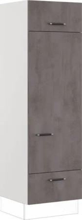 IMPULS KÜCHEN Kühlumbauschrank ""Prag", Breite/Höhe: 60/190,7 cm, mit Soft-Close", vormontiert, mit Klapptür, mit Drehtür