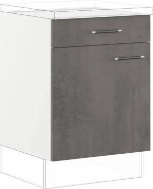 IMPULS KÜCHEN Unterschrank ""Prag und Valencia", Breite/Höhe: 60/72,3 cm", vormontiert, mit Soft-Close