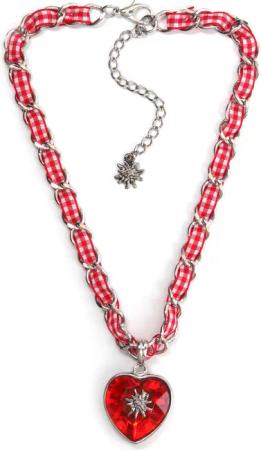 Allgäu Rebell Kette mit Anhänger "Hilke", mit Polyacrylstein