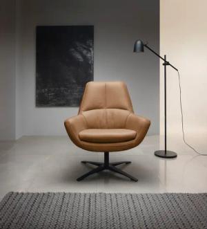 BETYPE Drehsessel "Be Organic Standard Back, Loungesessel", in elegantem Design mit Drehfunktion