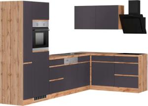 KOCHSTATION Winkelküche "KS-Riesa", Stellbreite 330/180 cm, wahlweise mit Induktionskochfeld