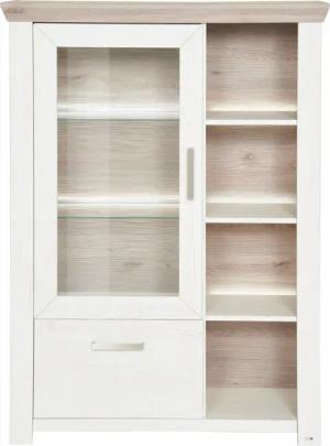 set one by Musterring Highboard "York", Typ 13 und 14, mit Glastür und Schubkasten, 3 Farbvarianten, B 105 cm