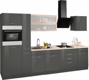 KOCHSTATION Küchenzeile "KS-Utah", mit E-Geräten, Breite 320 cm