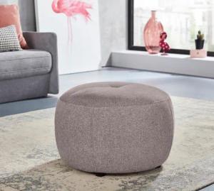 INOSIGN Hocker "Lounis", (Hockerprogramm V), Rundhocker in 2 Größen, "Soft clean" für leichte Reinigung mit Wasser
