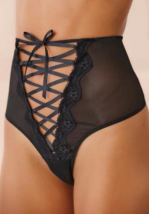 petite fleur gold High-Waist-String, mit Ouvert-Öffnung