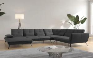 Places of Style Wohnlandschaft "Mikado U-Form", inkl. Sitztiefenverstellung und Armteilverstellung