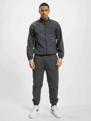 DEF Trainingsanzug "DEF Herren DEF Elastic plain track suit", (2 tlg.)