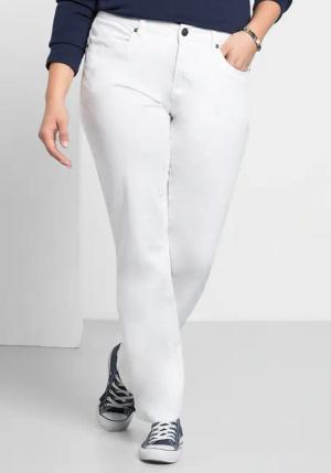 Sheego Stretch-Hose "Große Größen", elastische Twill-Qualität