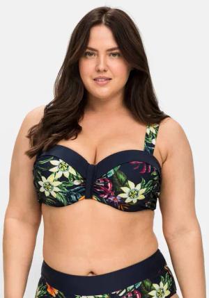 sheego by Joe Browns Bandeau-Bikini-Top "Große Größen", mit verstellbaren, abnehmbaren Trägern