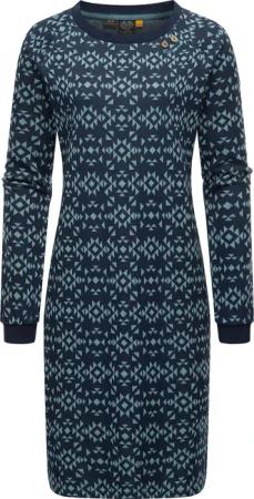 Ragwear Sweatkleid "Dassa Aztec", stylisches Langarmkleid für den Winter