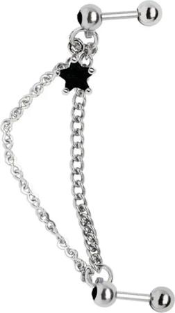 Adelia´s Dehnschnecke "Piercing Ohrpiercing", zwei Punkt Piercing