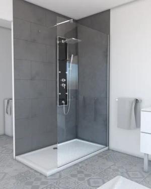 Marwell Walk-in-Dusche "PLANO", begehbare Dusche