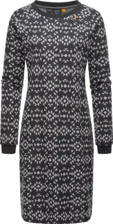 Ragwear Sweatkleid "Dassa Aztec", stylisches Langarmkleid für den Winter