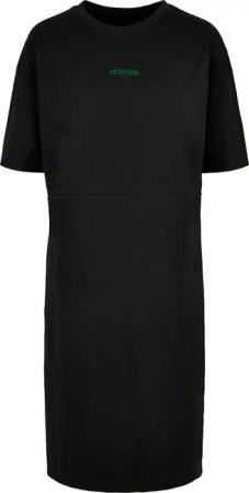 Merchcode Shirtkleid "Merchcode Damen Ladies Attitude Oversized Slit Tee Dress", (1 tlg.)