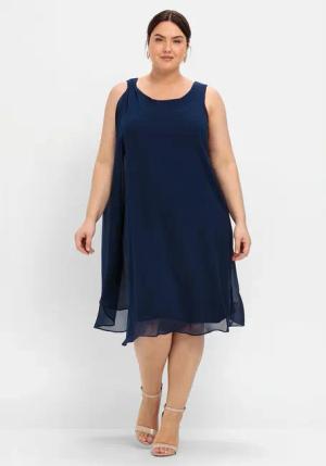 Sheego Partykleid "Große Größen", in figurumspielender Passform