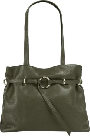 Samantha Look Henkeltasche, echt Leder, Made in Italy