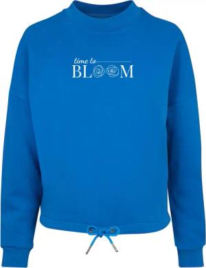 Merchcode Sweater "Merchcode Damen Ladies Time to bloom - Oversize Crewneck"