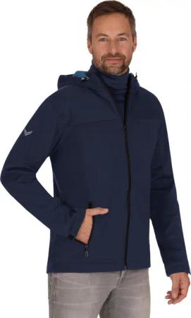 Trigema Softshelljacke "TRIGEMA Klassische Softshell–Kapuzenjacke", (1 St.)