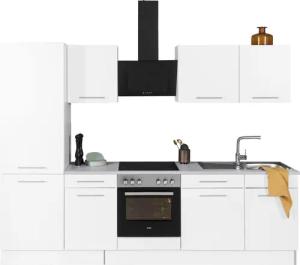 wiho Küchen Küchenzeile "Ela", Breite 280 cm, Soft-Close-Funktion, höhenverstellbare Füße