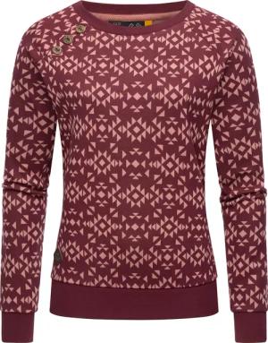 Ragwear Rundhalspullover "Darria Aztec", Leichter Damen Pullover mit coolem Print-Muster